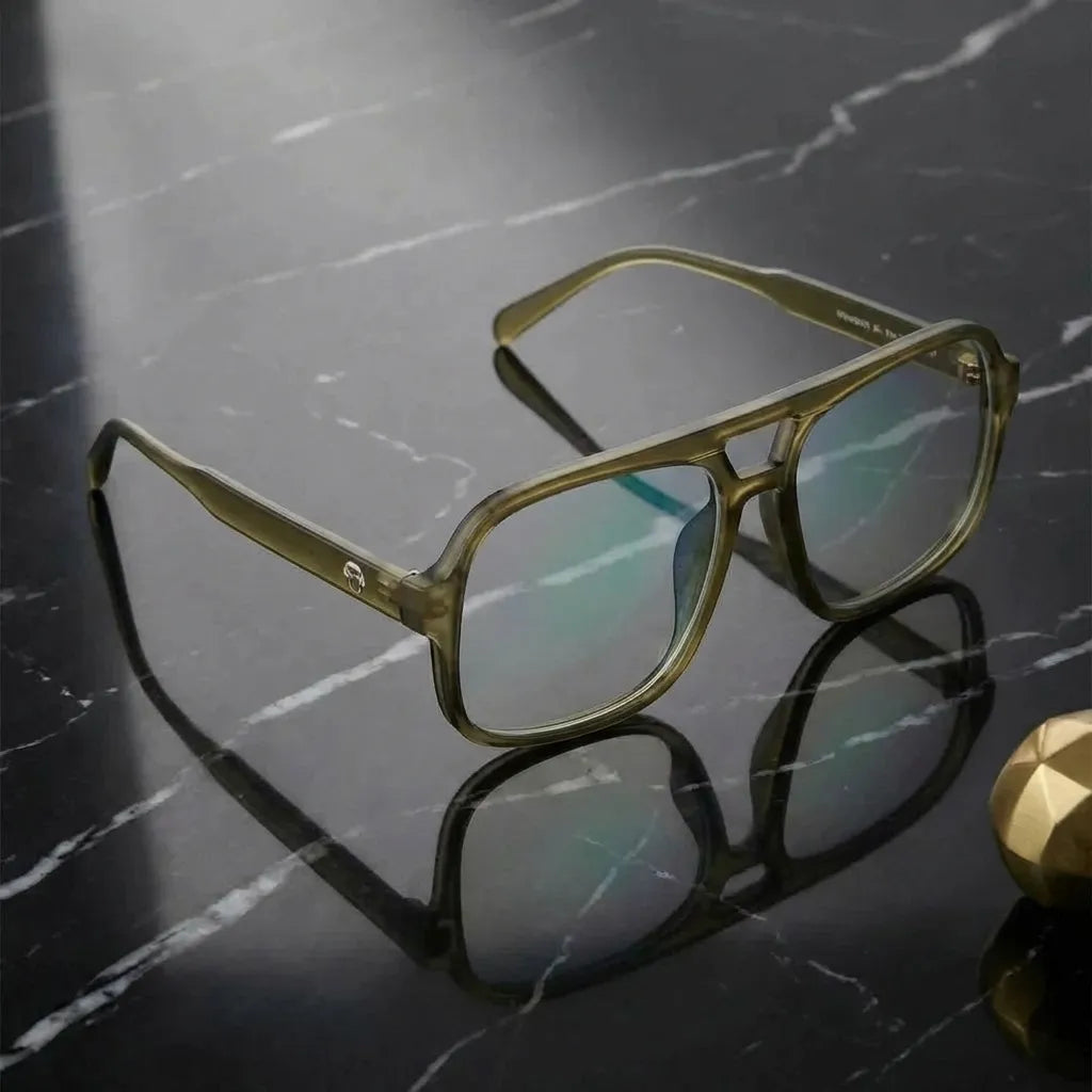 Lentes opticos Orson RPET olive-blue antirreflex receta optica Bonoboss #color_verde
