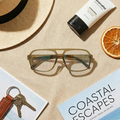 Lentes opticos Orson Rpet olive antirreflex receta optica Bonoboss #color_olive