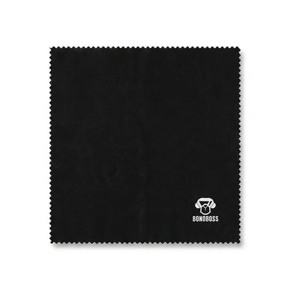 Paño de Microfibra para Lentes Bonoboss 17x15 cm — vista frontal sobre fondo blanco, set de 3 unidades