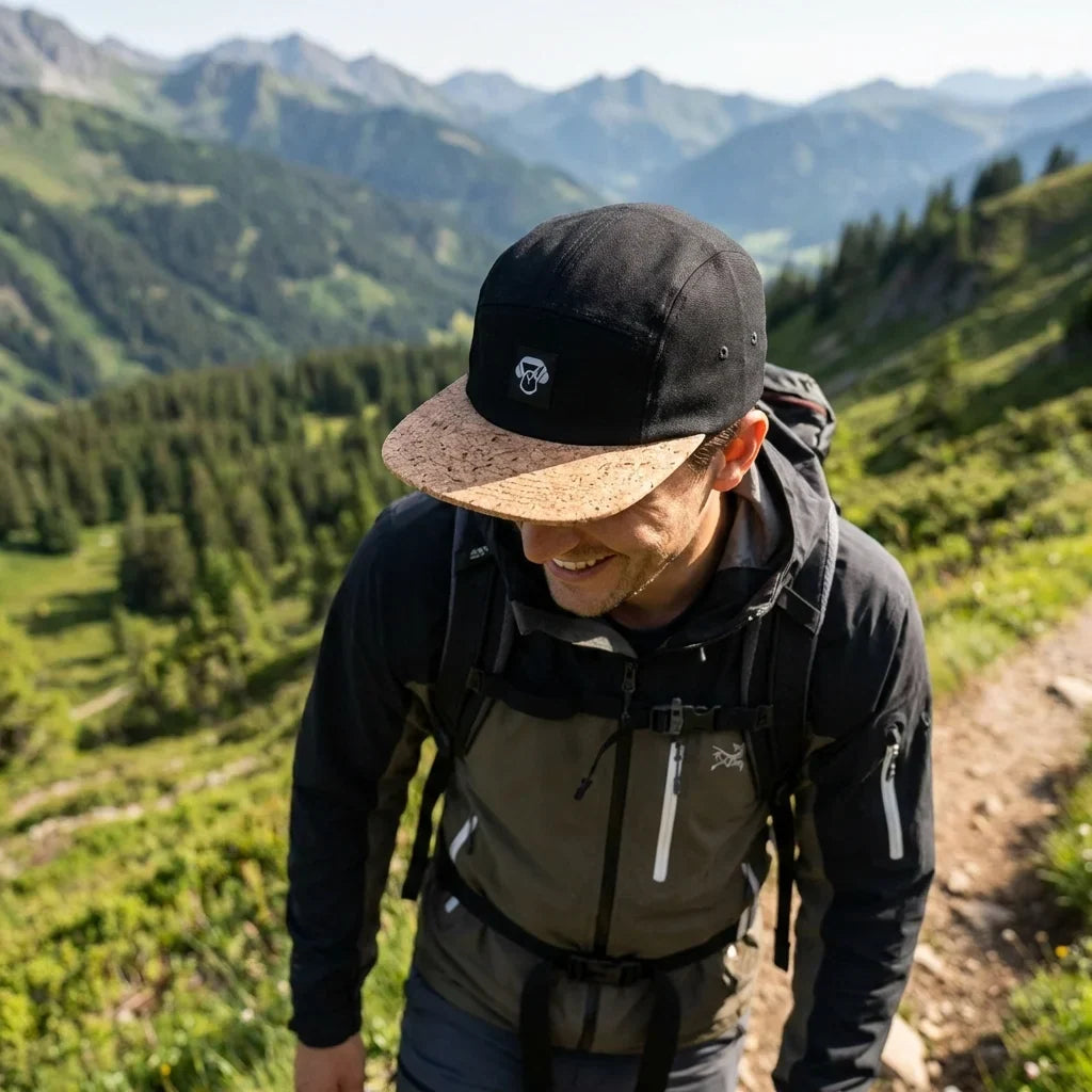 Gorro de corcho ecológico hiking montaña naturaleza Bonoboss