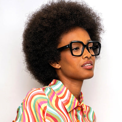  lentes opticos cuadrados negros mujer cara redonda grande receta multifocal bifocal adelgazado filtro azul.jpg  #color_negro