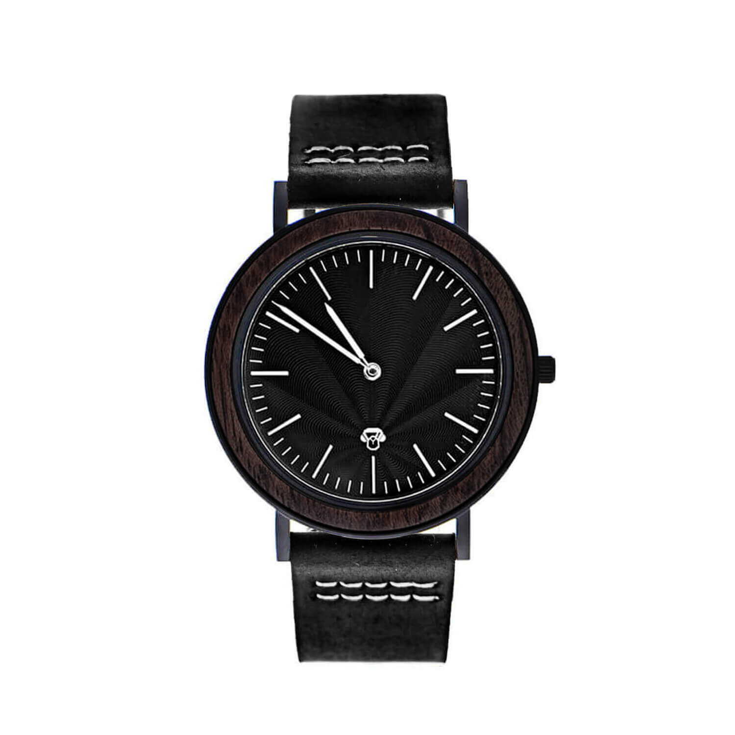 Toki Ébano BlackWave reloj vista frontal diseño universal