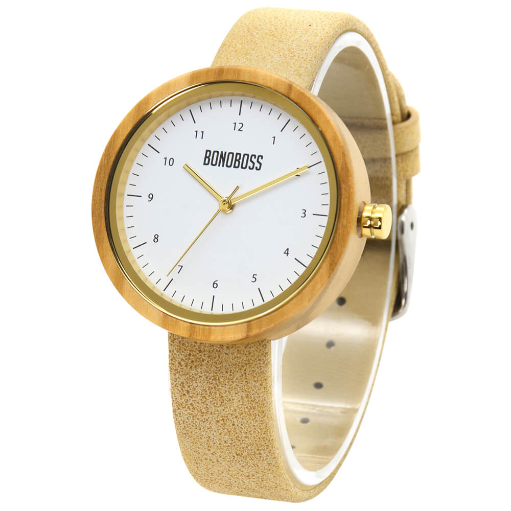 Pingueral Olivo reloj vista frontal estilo mujer