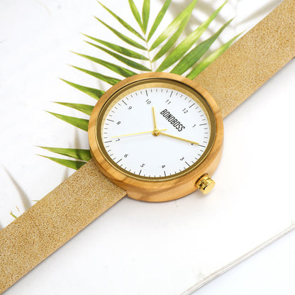 Pingueral Olivo relojes hombre vista frontal
