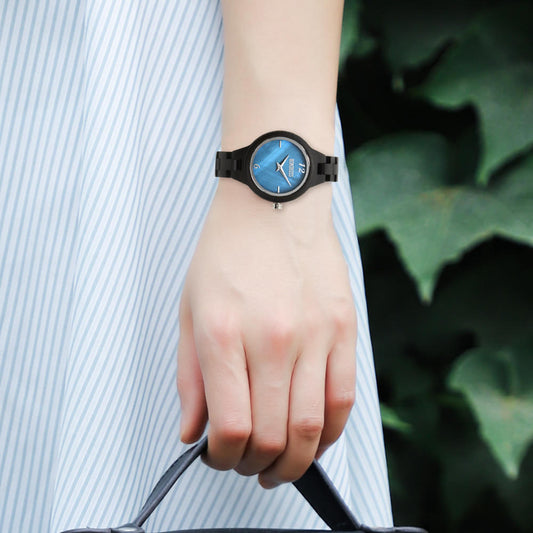 Zapallar Sándalo Nácar Natural reloj vista frontal estilo mujer