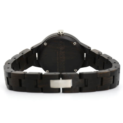 Modelo Zapallar Sándalo Nácar Natural reloj frontal diseño femenino