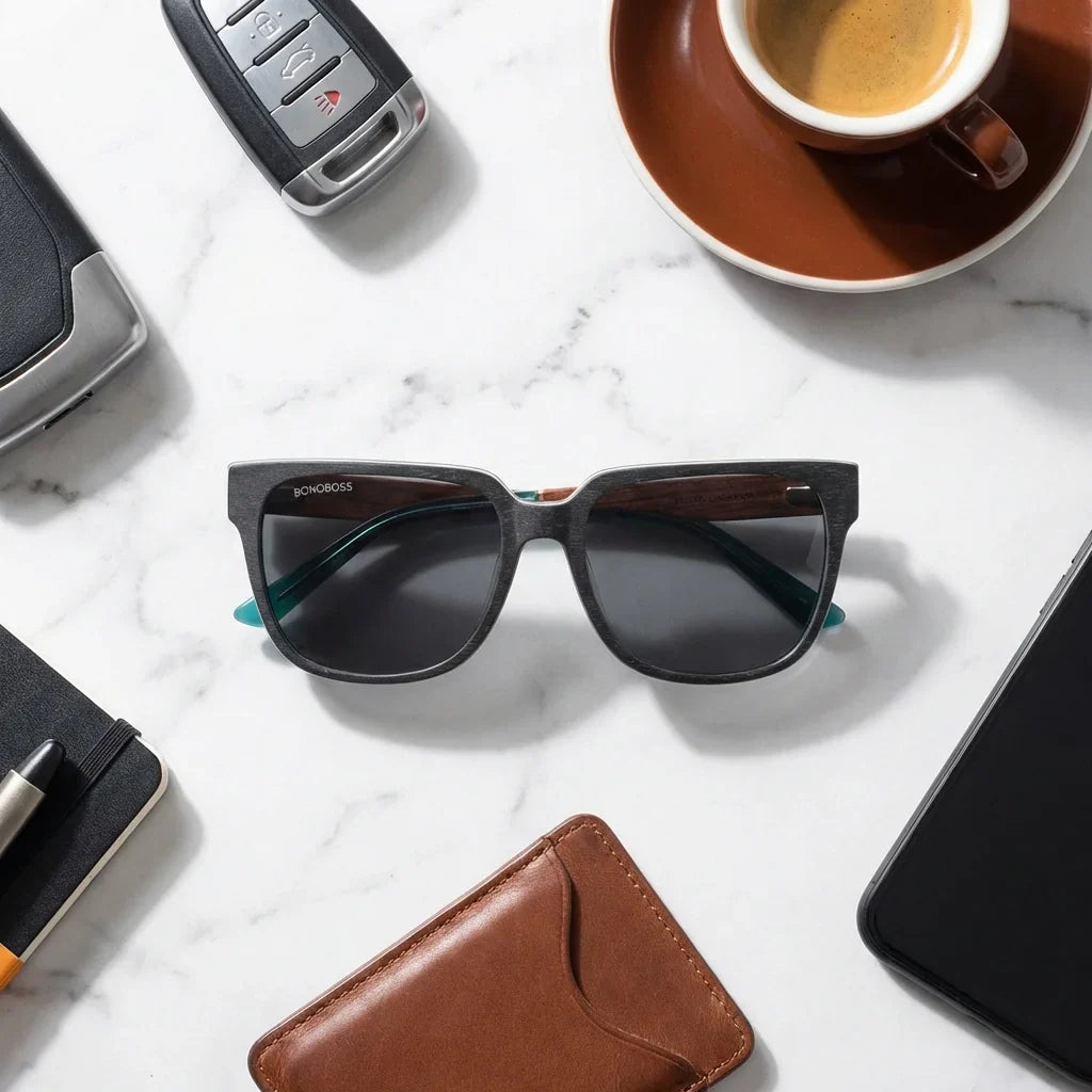 Packshot frontal Selkie lentes polarizados hombre #color_selkie-db-rosal