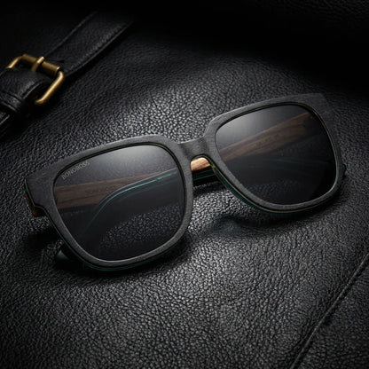 Selkie lentes de sol UV400 acabado estilo retro para hombre y mujer #color_selkie-db-zebrano