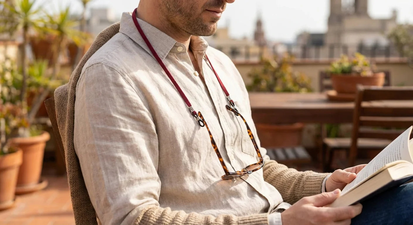 Set Strap Liso estuche para lentes acabado microfibra antirrayas para hombre y mujer