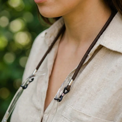 Detalle cercano Set Strap Redondo correa para lentes
