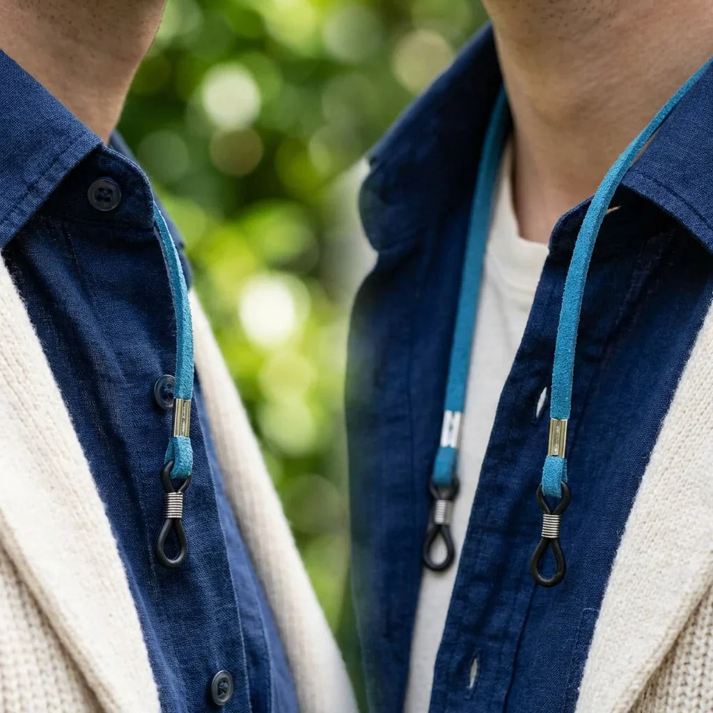 Close-up Strap Liso Plástico Reciclado accesorio para lentes calipso detalle premium #color_calipso