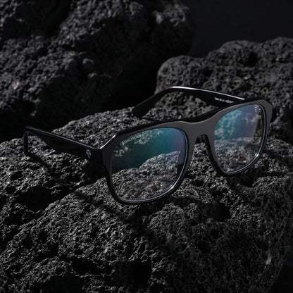 Tom lentes ópticos negro vista frontal para hombre y mujer #color_negro