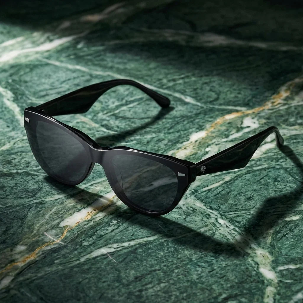 Vesta lentes ópticos negro marmol verde Bonoboss #color_negro