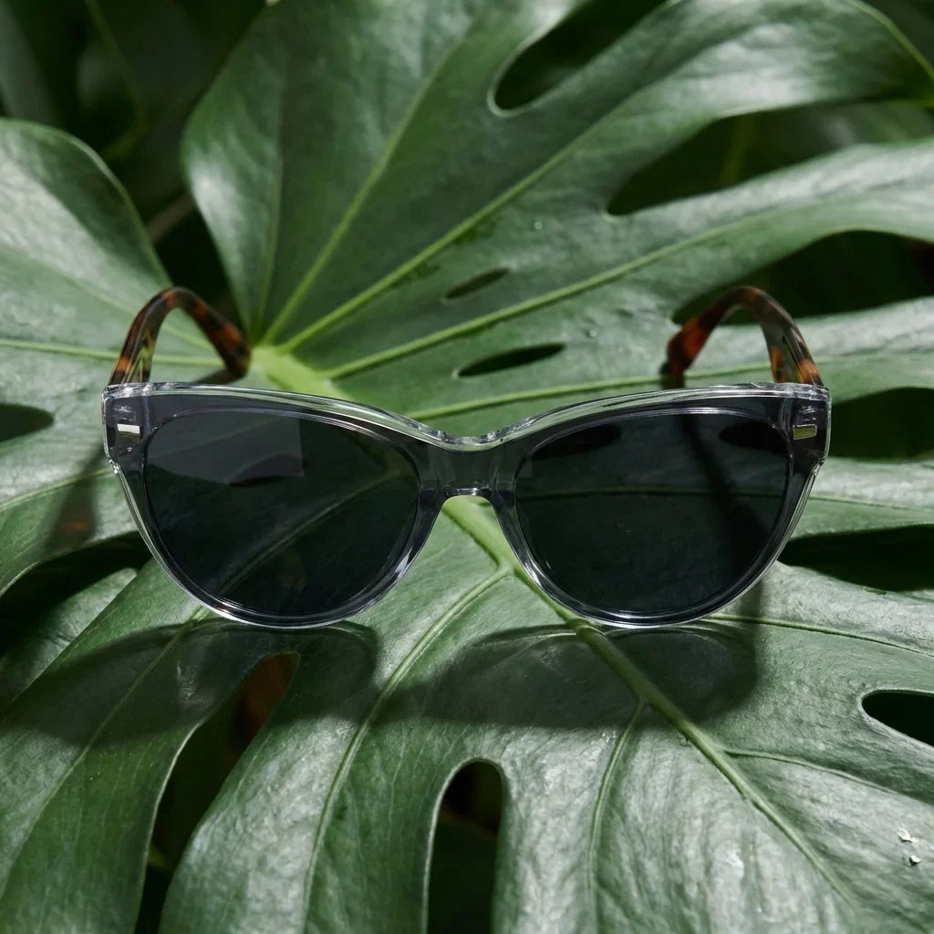 Vesta lentes ópticos transparente botanico hoja frontal Bonoboss #color_transparente