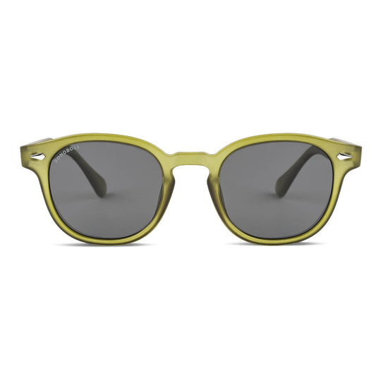 Waimea RPET lentes de sol olive vista frontal diseño universal #color_olive