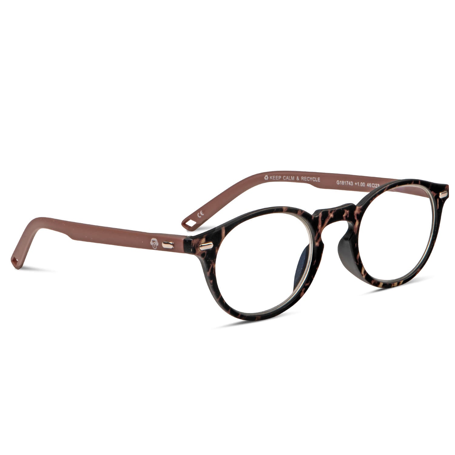 anteojos redondos de lectura con antireflejo y filtro de luz azul para hombre y mujer. Bonoboss distribuidor y mayorista de opticas