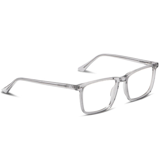 Zeus Clip Sol lentes con imán transparente vista angulada 3/4 para mujer #color_transparente